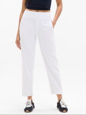 Athleta Women's White Endless High Rise Pant Size 2 LIKE NEW
